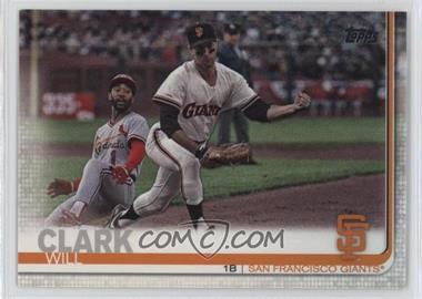 2019 Topps - [Base] #428.2 - SP - Legend Variation - Will Clark (Ozzie Smith sliding into 1st Base)