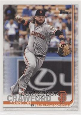 2019 Topps - [Base] #53.1 - Brandon Crawford (Throwing)