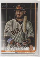 SP - Image Variation - Brandon Crawford (In Dugout with Bat)
