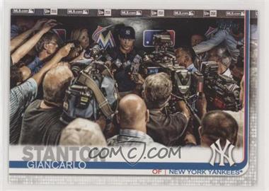 2019 Topps - [Base] #568.2 - SP - Image Variation - Giancarlo Stanton (Surrounded by Press)