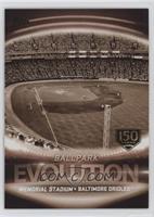 Stadiums - Memorial Stadium, Oriole Park at Camden Yards #/150