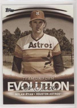 2019 Topps - Evolution Of: Team Logos/Uniforms #EL-10 - Jose Altuve, Nolan Ryan