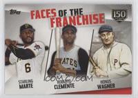 Starling Marte, Roberto Clemente, Honus Wagner #/150