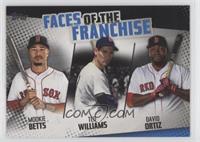 Mookie Betts, Ted Williams, David Ortiz #/299