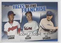 Francisco Lindor, Bob Feller, Tris Speaker