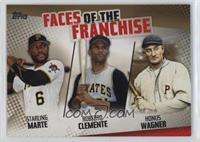 Starling Marte, Roberto Clemente, Honus Wagner #/50