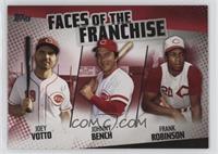 Joey Votto, Johnny Bench, Frank Robinson [EX to NM] #/10