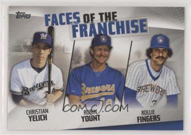 2019 Topps - Faces of the Franchise #FOF-16 - Christian Yelich, Robin Yount, Rollie Fingers