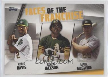 2019 Topps - Faces of the Franchise #FOF-20 - Khris Davis, Reggie Jackson, Mark McGwire