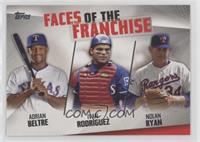 Adrian Beltre, Ivan Rodriguez, Nolan Ryan