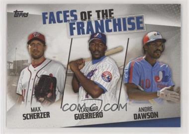 2019 Topps - Faces of the Franchise #FOF-29 - Max Scherzer, Vladimir Guerrero, Andre Dawson