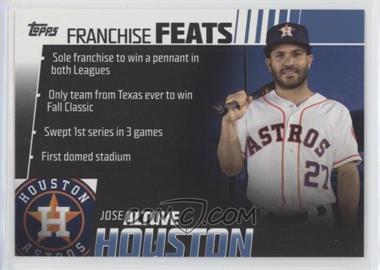 2019 Topps - Franchise Feats - Blue #FF-12 - Jose Altuve