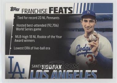 2019 Topps - Franchise Feats - Blue #FF-14 - Sandy Koufax