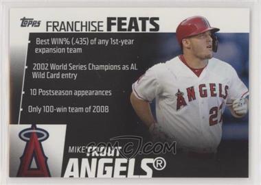 2019 Topps - Franchise Feats #FF-3 - Mike Trout