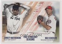 Max Scherzer, Christy Mathewson