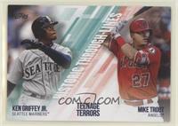 Mike Trout, Ken Griffey Jr. [EX to NM]