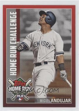 2019 Topps - Home Run Challenge Code Card #HRC-33 - Miguel Andujar [EX to NM]