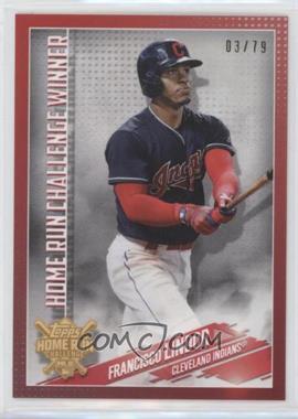 2019 Topps - Home Run Challenge Winner - July Red #HRC-15 - Francisco Lindor /79