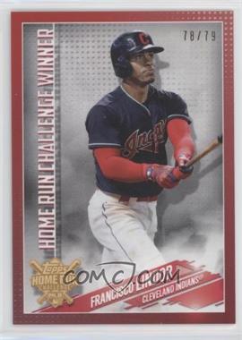 2019 Topps - Home Run Challenge Winner - July Red #HRC-15 - Francisco Lindor /79