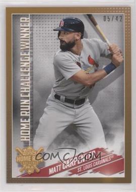 2019 Topps - Home Run Challenge Winner - June Bronze #HRC-29 - Matt Carpenter /42