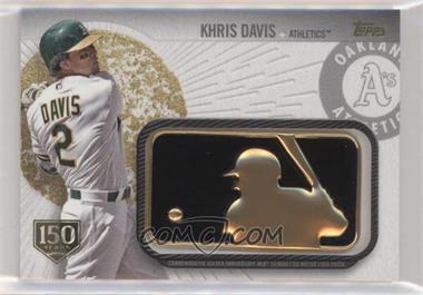 2019 Topps - MLB Logo Golden Anniversary Patch Cards - 150th Anniversary #GAP-KD - Khris Davis /150