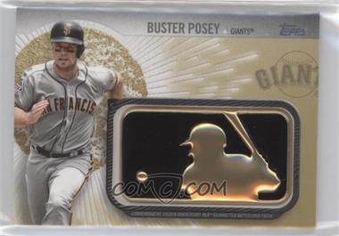 2019 Topps - MLB Logo Golden Anniversary Patch Cards - Gold #GAP-BP - Buster Posey /50