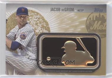 2019 Topps - MLB Logo Golden Anniversary Patch Cards - Gold #GAP-Jd - Jacob deGrom /50