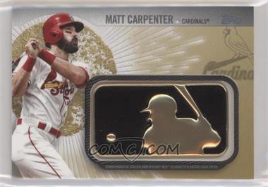 2019 Topps - MLB Logo Golden Anniversary Patch Cards - Gold #GAP-MC - Matt Carpenter /50