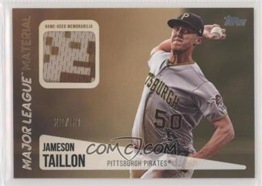 2019 Topps - Major League Material Relics Series 2 - Gold #MLM-JT - Jameson Taillon /50