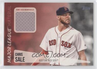 2019 Topps - Major League Material Relics #MLM-CSA - Chris Sale