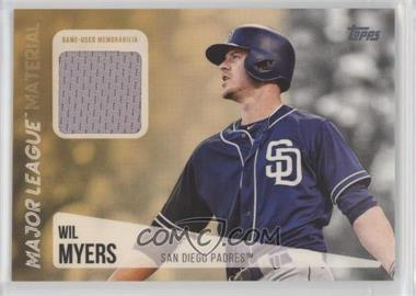 2019 Topps - Major League Material Relics #MLM-WM - Wil Myers