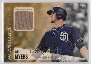 2019 Topps - Major League Material Relics #MLM-WM - Wil Myers