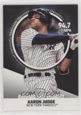 2019 Topps - Significant Statistics #SS-3 - Aaron Judge