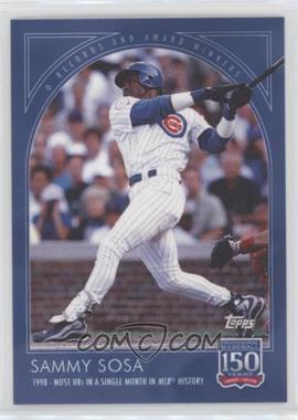 2019 Topps 150 Years of Baseball - On Demand [Base] #49 - Records and Award Winners - Sammy Sosa /738