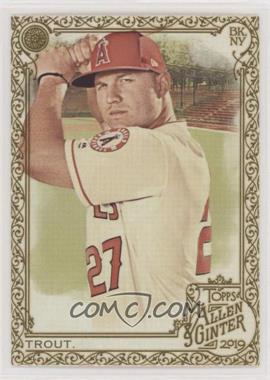 2019 Topps Allen & Ginter's - [Base] - Hot Box #10 - Mike Trout