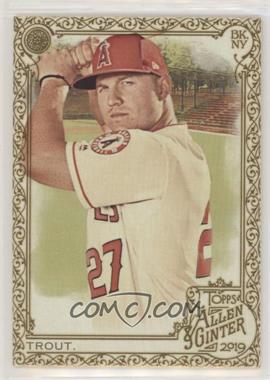 2019 Topps Allen & Ginter's - [Base] - Hot Box #10 - Mike Trout