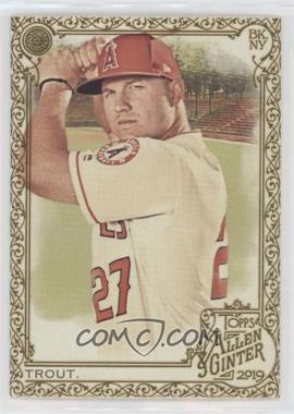 2019 Topps Allen & Ginter's - [Base] - Hot Box #10 - Mike Trout