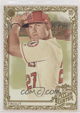 2019 Topps Allen & Ginter's - [Base] - Hot Box #10 - Mike Trout