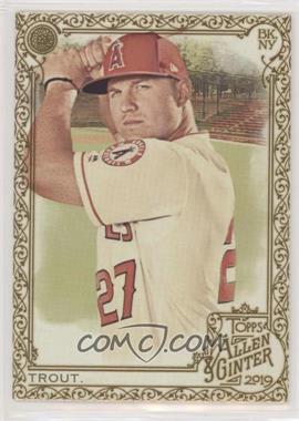 2019 Topps Allen & Ginter's - [Base] - Hot Box #10 - Mike Trout