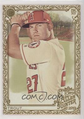 2019 Topps Allen & Ginter's - [Base] - Hot Box #10 - Mike Trout