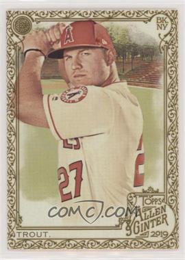 2019 Topps Allen & Ginter's - [Base] - Hot Box #10 - Mike Trout