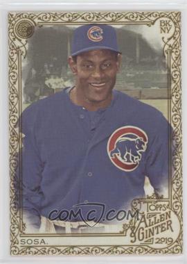 2019 Topps Allen & Ginter's - [Base] - Hot Box #392 - Short Print - Sammy Sosa