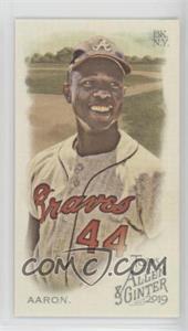 2019 Topps Allen & Ginter's - [Base] - Mini Exclusive Extended EXT #368.2 - Hank Aaron