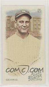 2019 Topps Allen & Ginter's - [Base] - Mini Exclusive Extended EXT #377.2 - Lou Gehrig