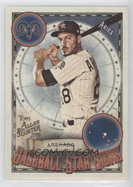 2019 Topps Allen & Ginter's - Baseball Star Signs #BSS-33 - Nolan Arenado