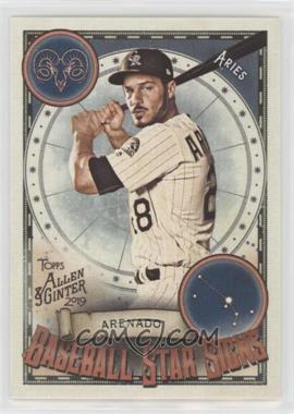 2019 Topps Allen & Ginter's - Baseball Star Signs #BSS-33 - Nolan Arenado