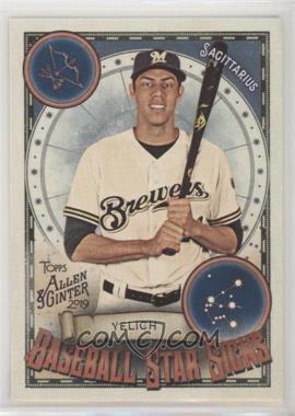 2019 Topps Allen & Ginter's - Baseball Star Signs #BSS-37 - Christian Yelich