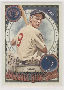 2019 Topps Allen & Ginter's - Baseball Star Signs #BSS-5 - Ted Williams