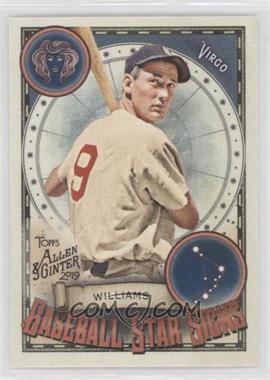 2019 Topps Allen & Ginter's - Baseball Star Signs #BSS-5 - Ted Williams