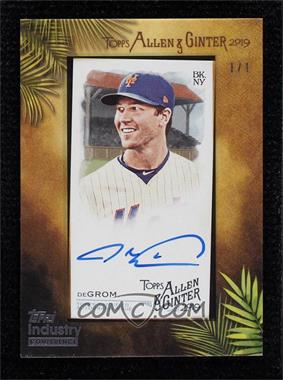 2019 Topps Allen & Ginter's - Mini Baseball Autographs - Topps Industry Conference #MA-JD - Jacob deGrom /1